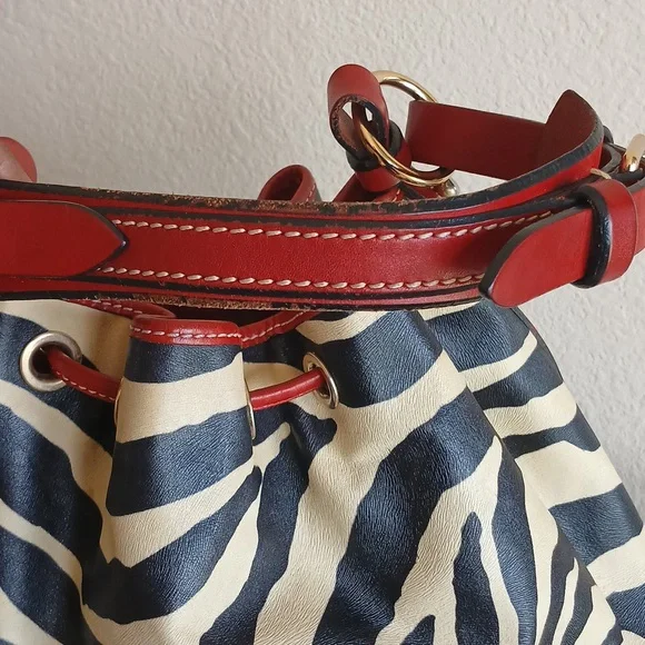 Dooney & Bourke Zebra Stripe Shoulder Bag and Wallet - Picture 5 of 17
